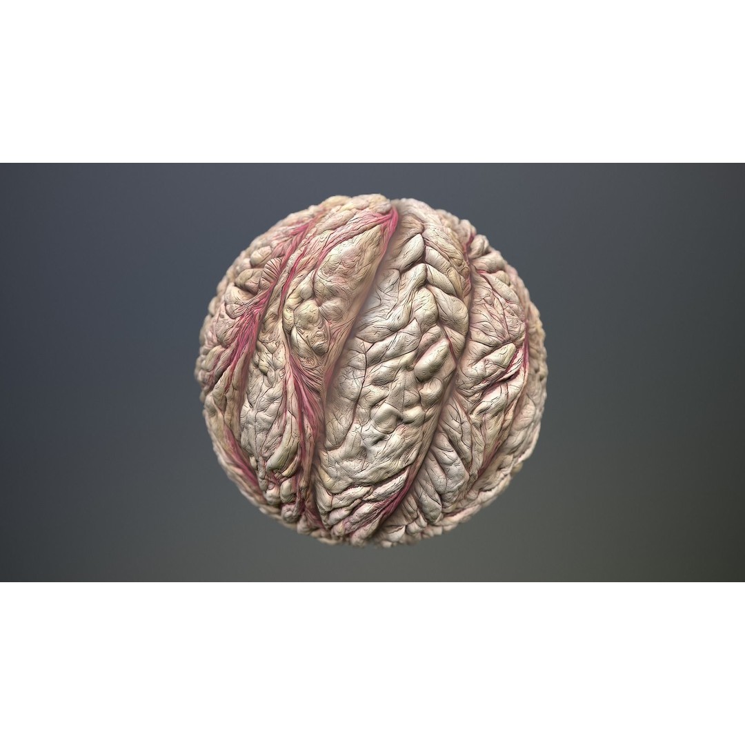Monster Skin 3D Model – PBR Seamless Texture Pack for Games - View 12