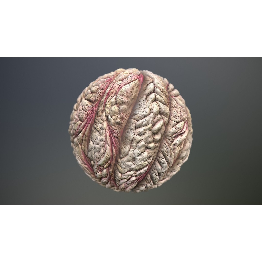 Monster Skin 3D Model – PBR Seamless Texture Pack for Games - View 14