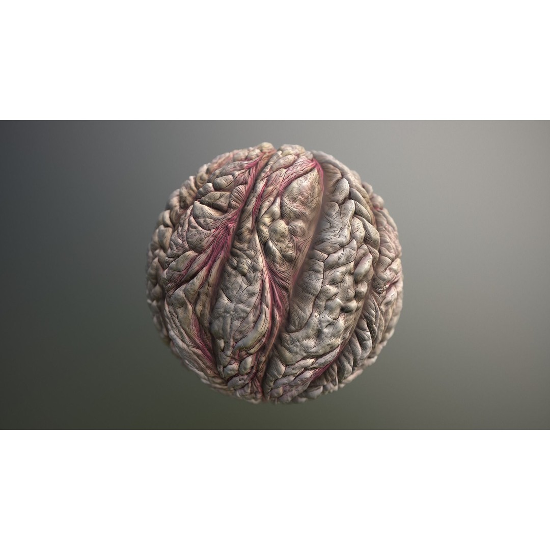 Monster Skin 3D Model – PBR Seamless Texture Pack for Games - View 15