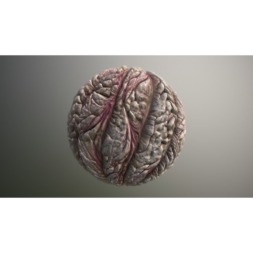 Monster Skin 3D Model – PBR Seamless Texture Pack for Games - View 16