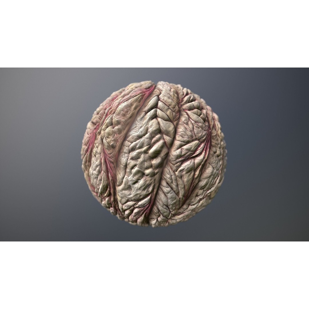 Monster Skin 3D Model – PBR Seamless Texture Pack for Games - View 9