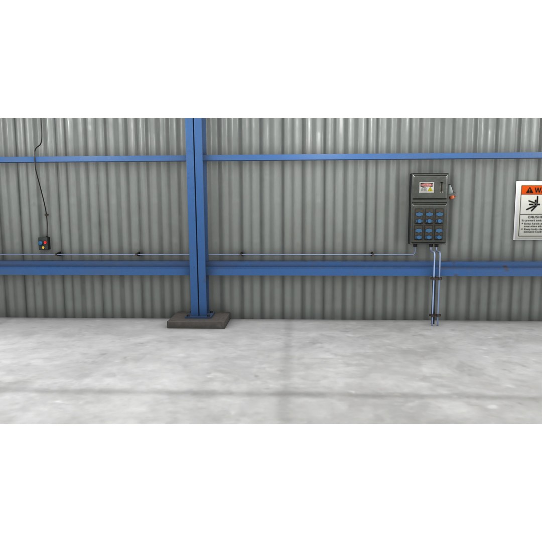 Garage Interior 3D Model – Low Poly PBR Asset for Unity and UE - View 15