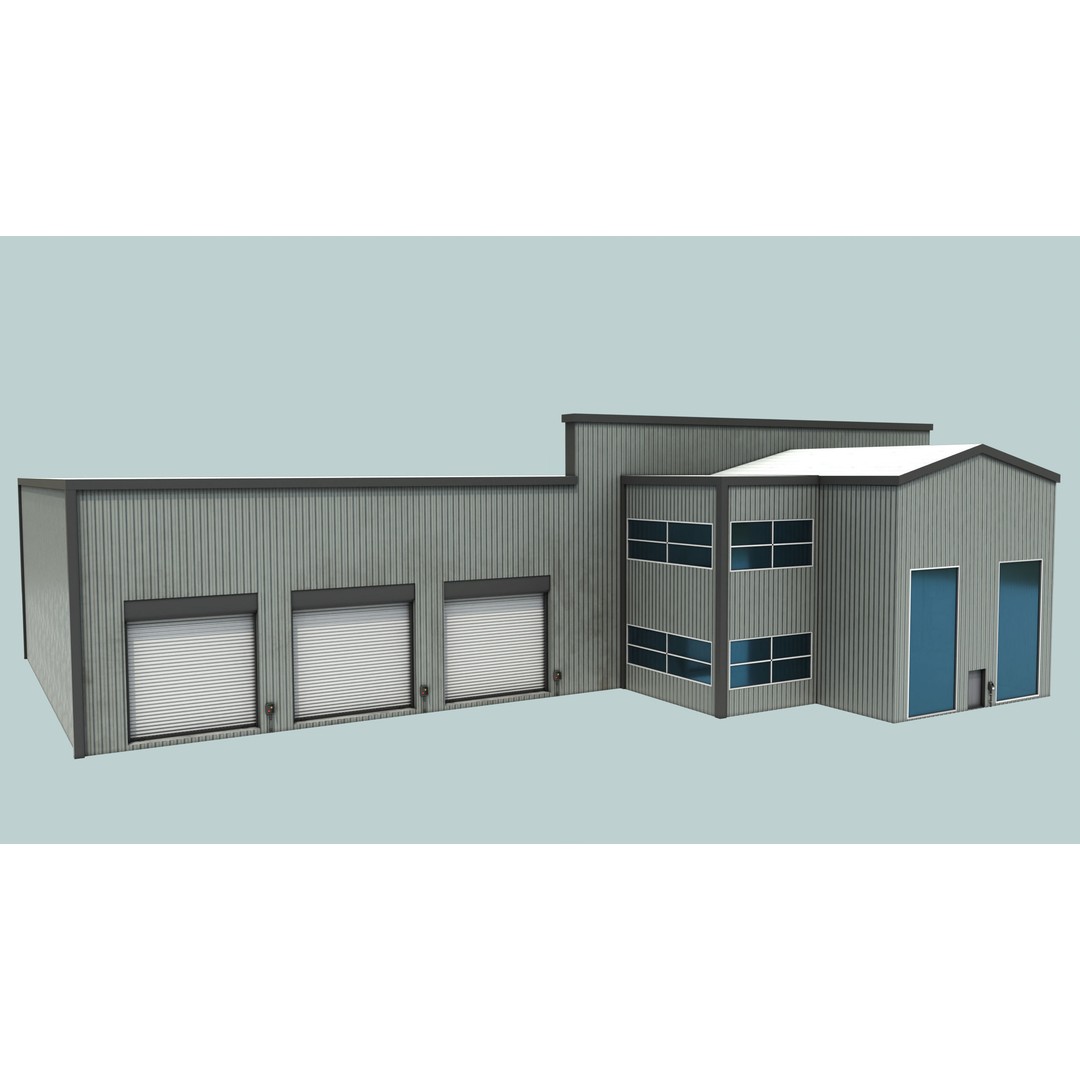 Garage Interior 3D Model – Low Poly PBR Asset for Unity and UE - View 20