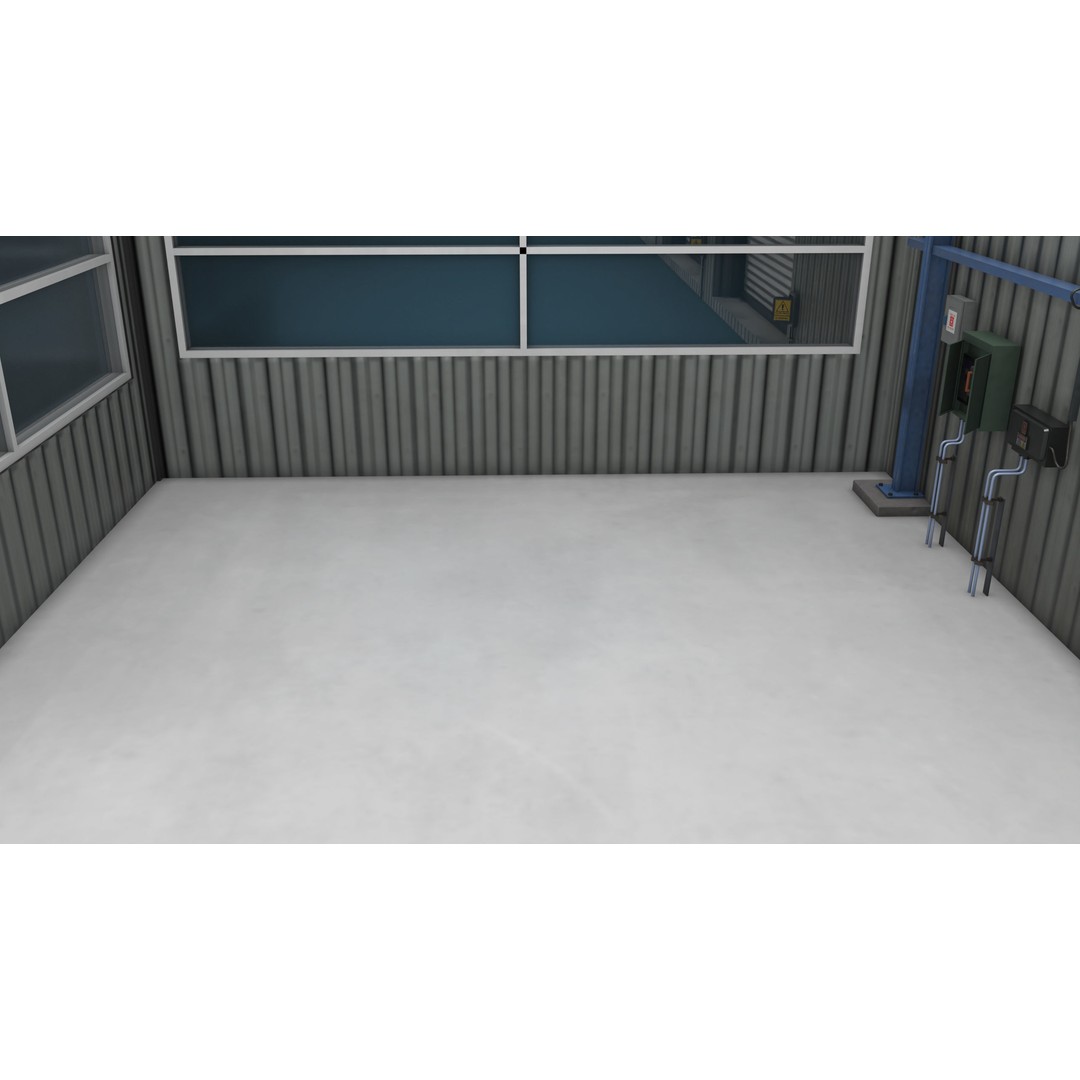 Garage Interior 3D Model – Low Poly PBR Asset for Unity and UE - View 27