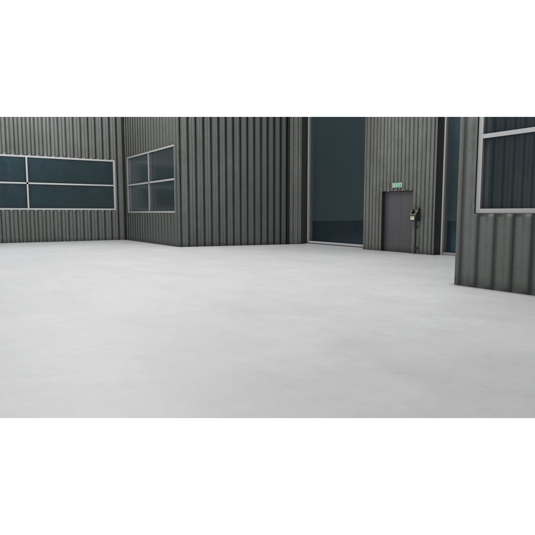 Garage Interior 3D Model – Low Poly PBR Asset for Unity and UE - View 28