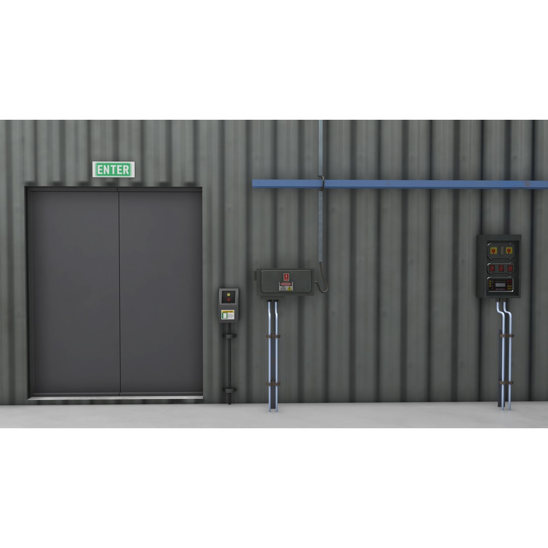 Garage Interior 3D Model – Low Poly PBR Asset for Unity and UE - View 30