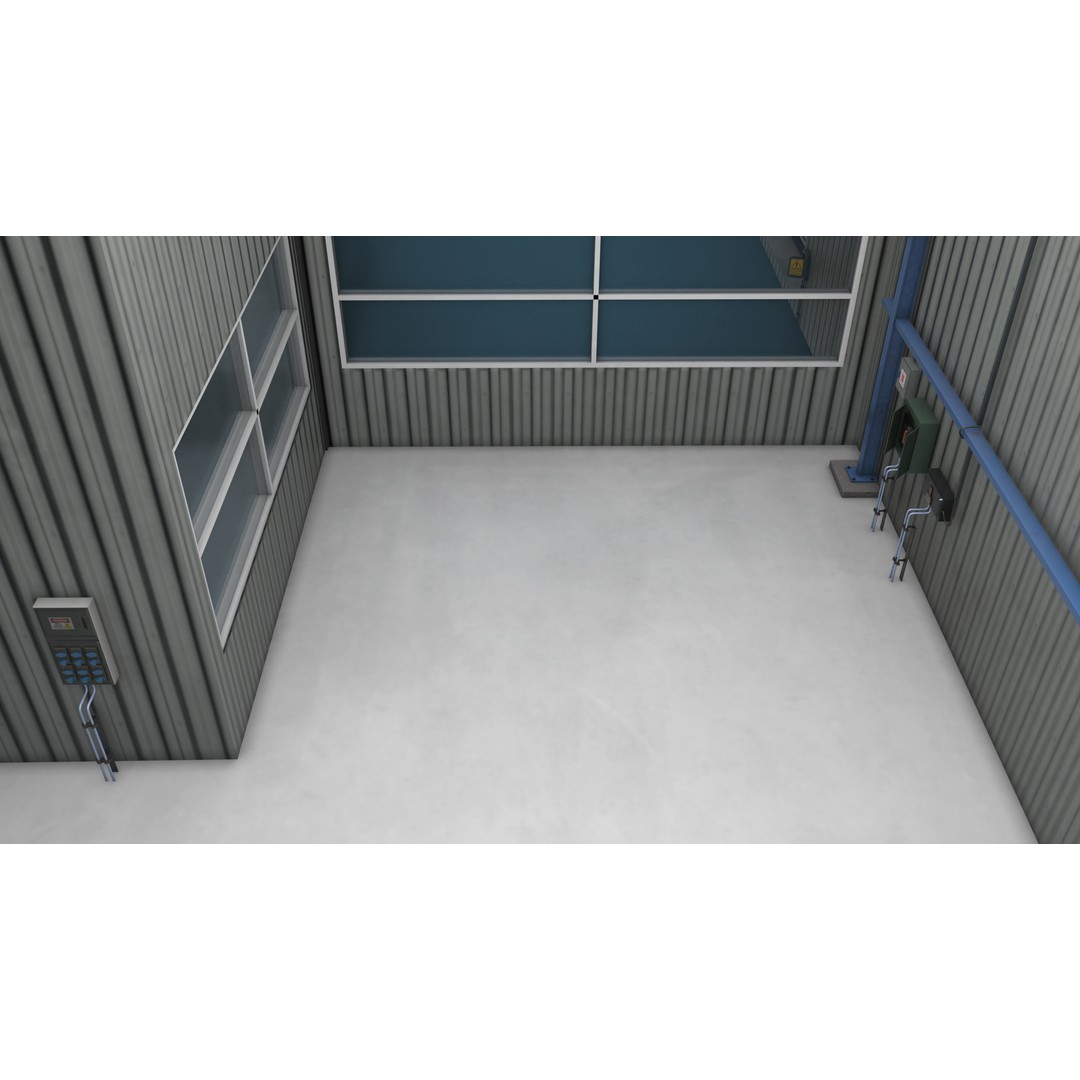 Garage Interior 3D Model – Low Poly PBR Asset for Unity and UE - View 32