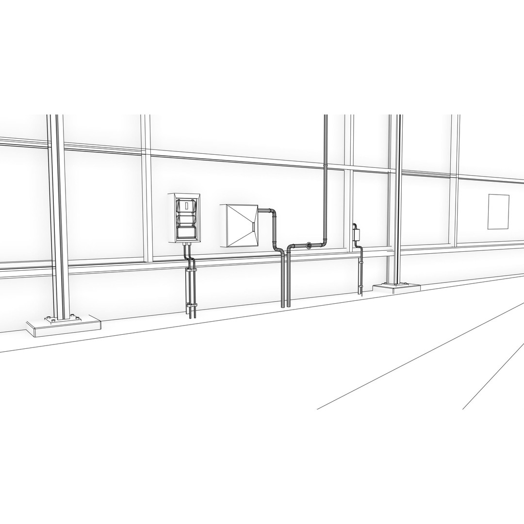 Garage Interior 3D Model – Low Poly PBR Asset for Unity and UE - View 42