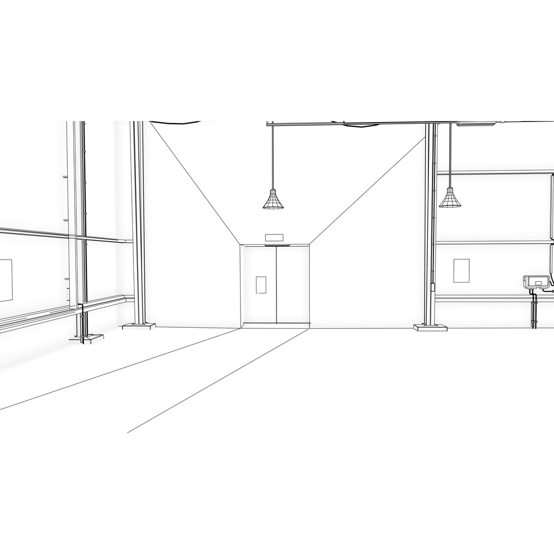 Garage Interior 3D Model – Low Poly PBR Asset for Unity and UE - View 47