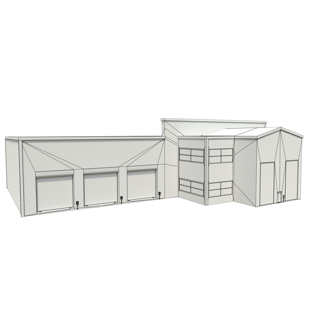 Garage Interior 3D Model – Low Poly PBR Asset for Unity and UE - View 50