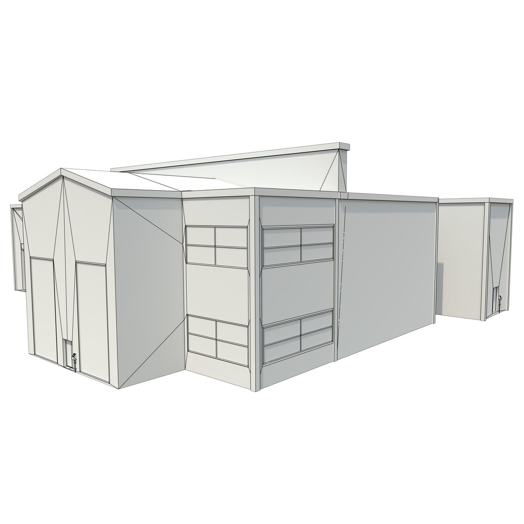Garage Interior 3D Model – Low Poly PBR Asset for Unity and UE - View 51