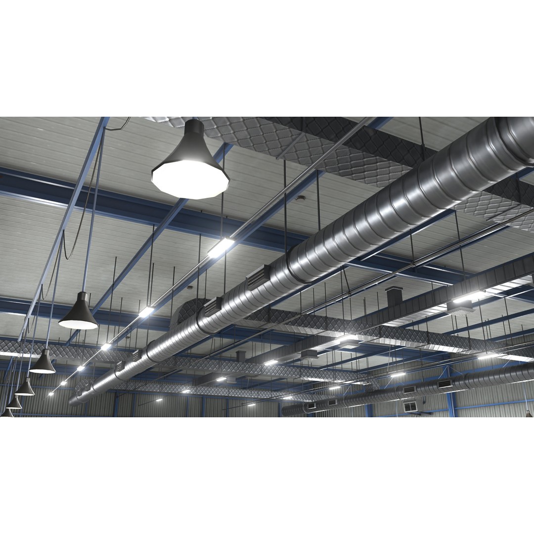Garage Interior 3D Model – Low Poly PBR Asset for Unity and UE - View 6