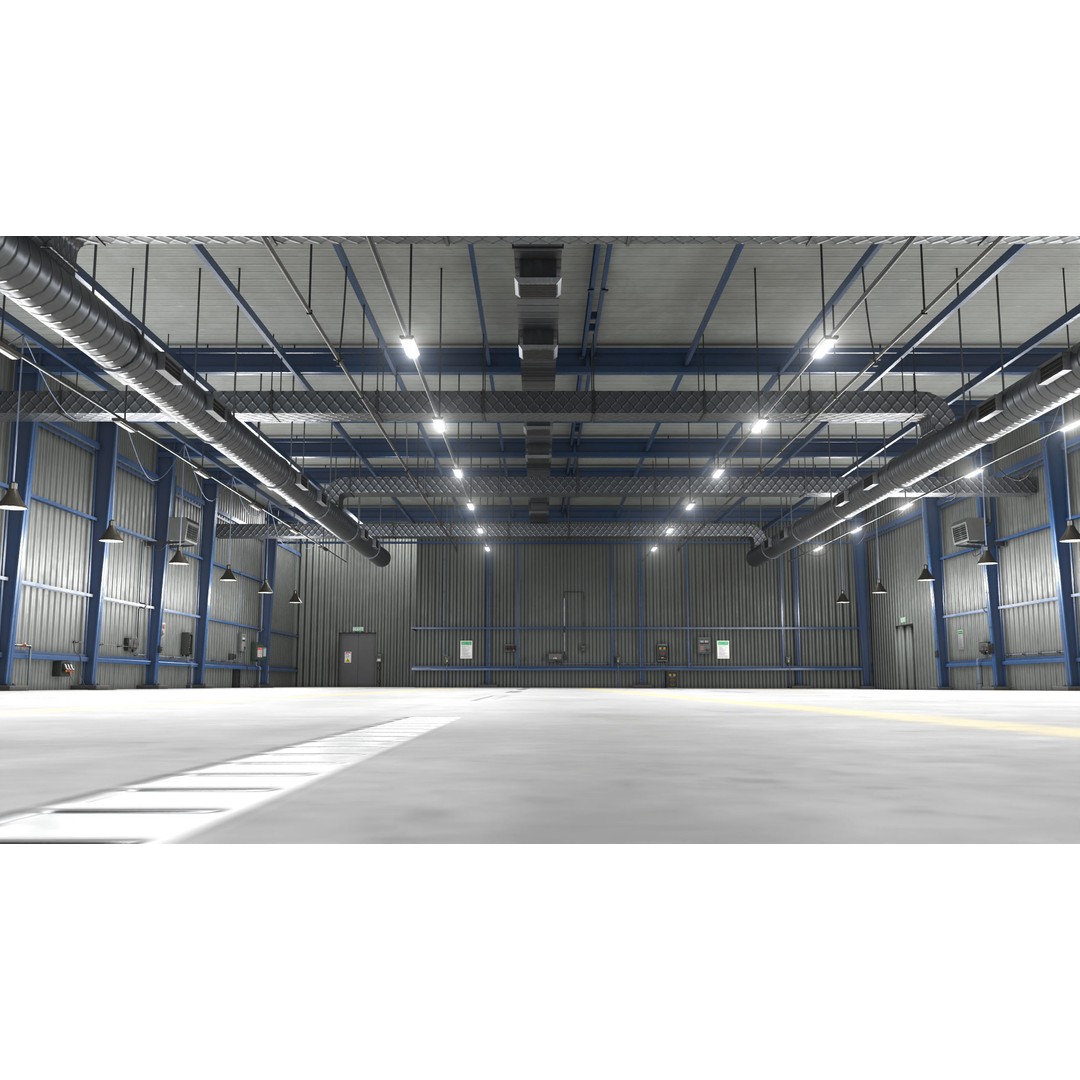 Garage Interior 3D Model – Low Poly PBR Asset for Unity and UE - View 8