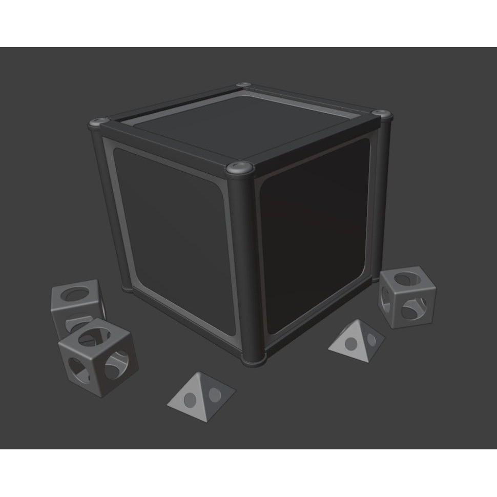 Educational Cube Toy 3D Model – Low Poly PBR Asset for Animation - View 20