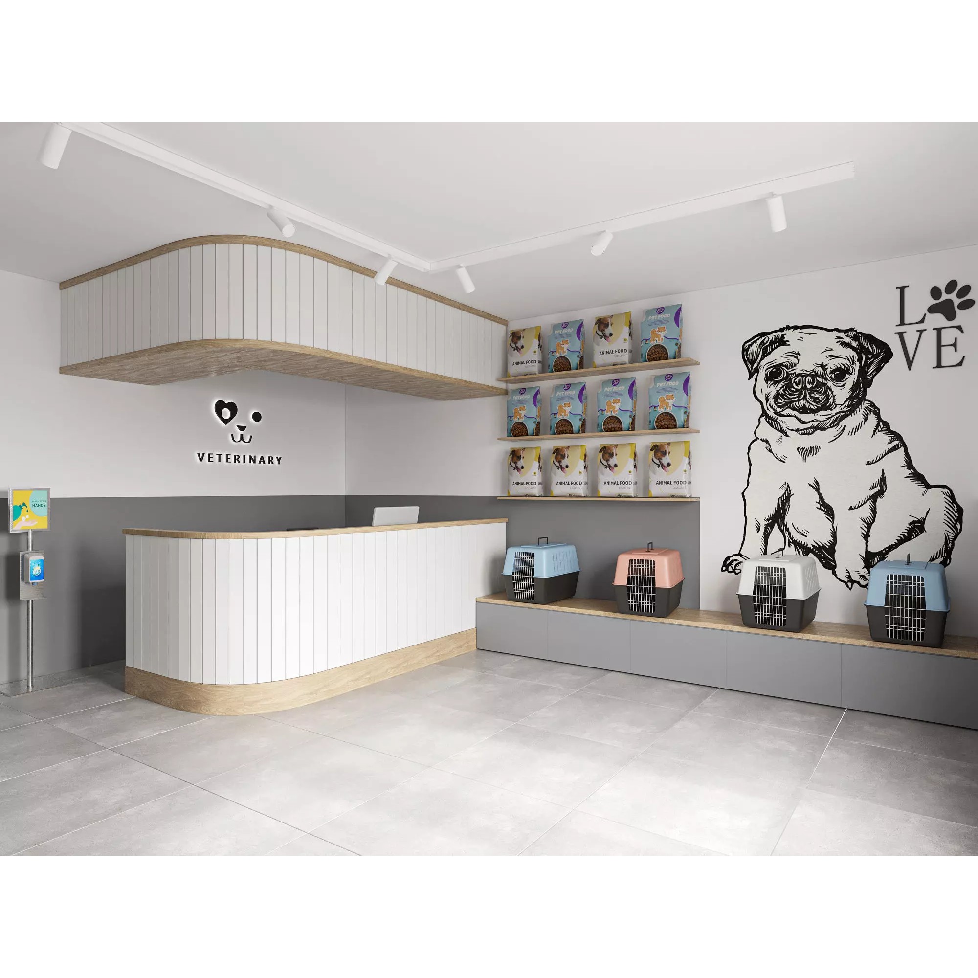 Veterinary Clinic - Game-Ready 3D Model - View 2