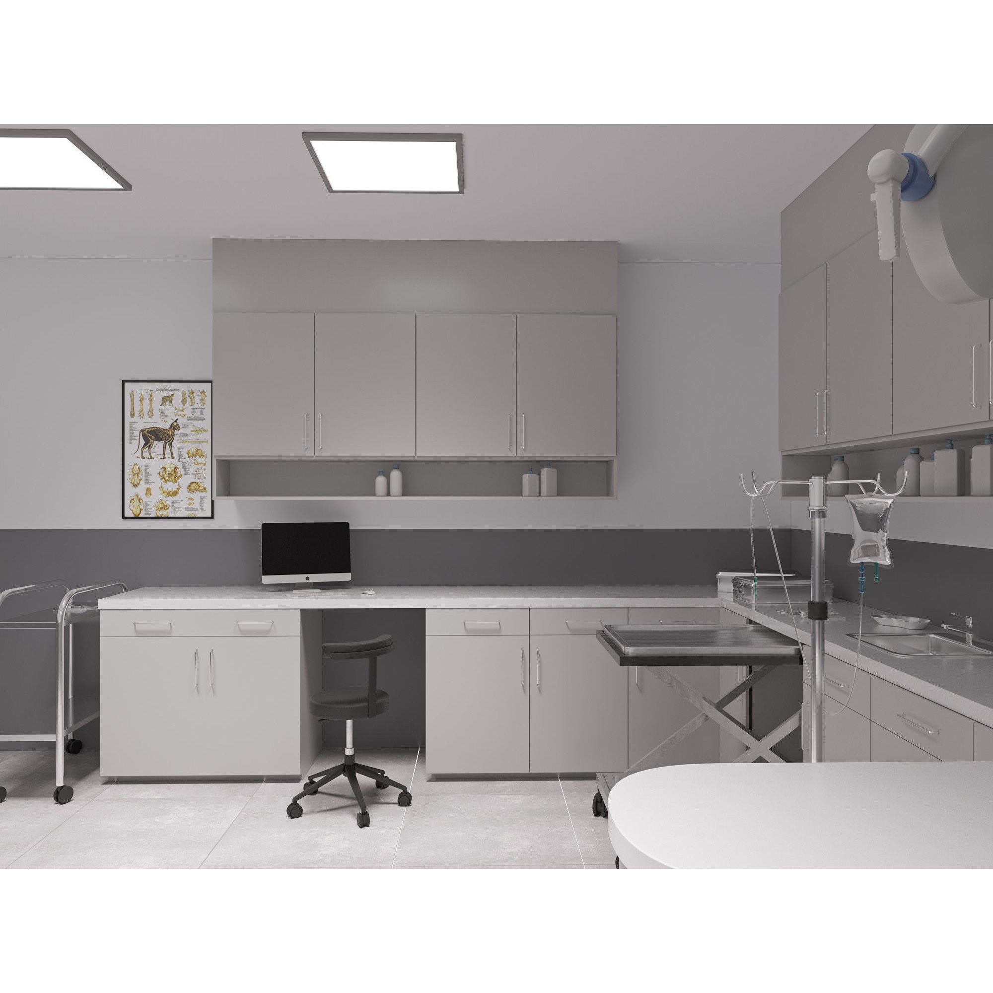 Veterinary Clinic - Game-Ready 3D Model - View 6