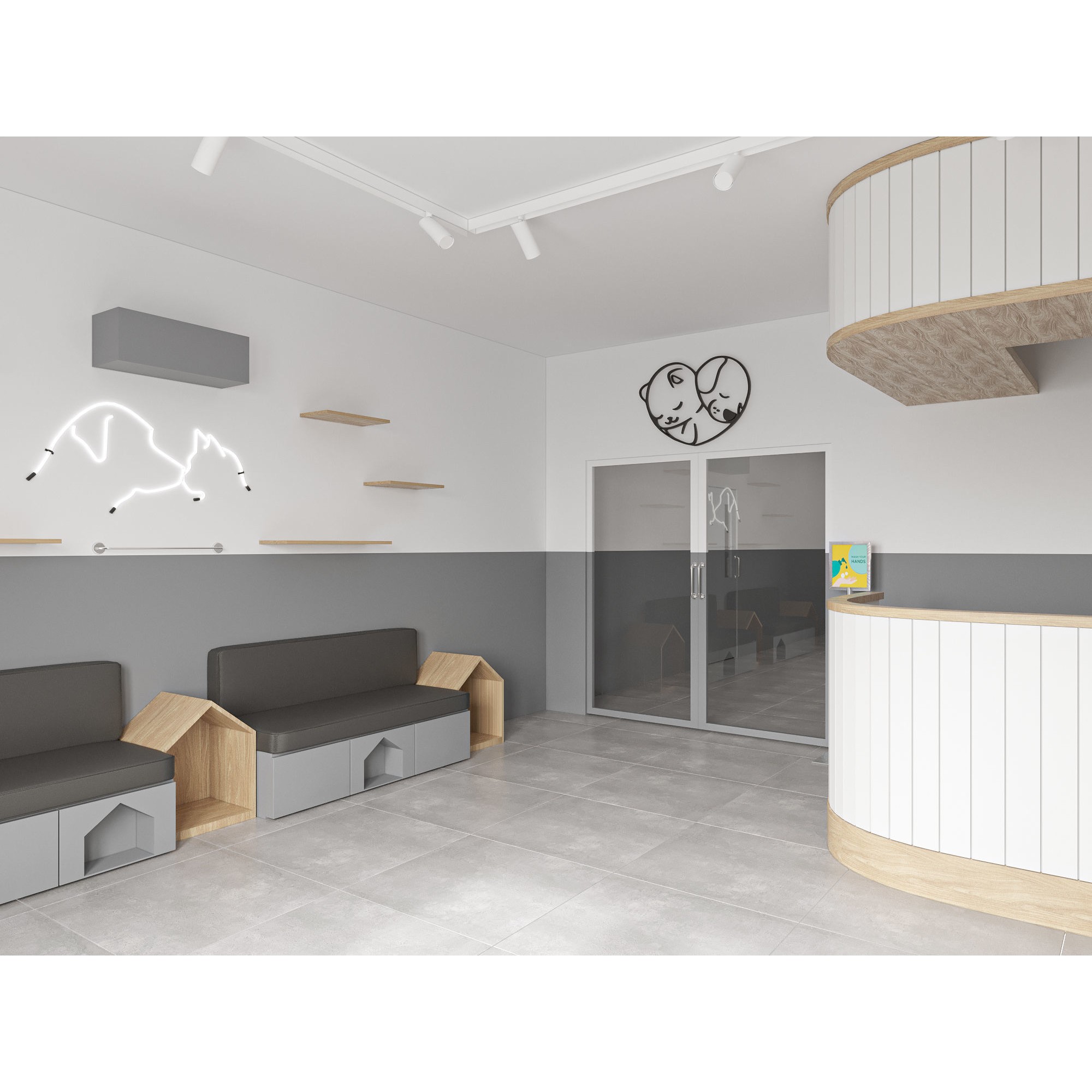 Veterinary Clinic - Game-Ready 3D Model - View 9
