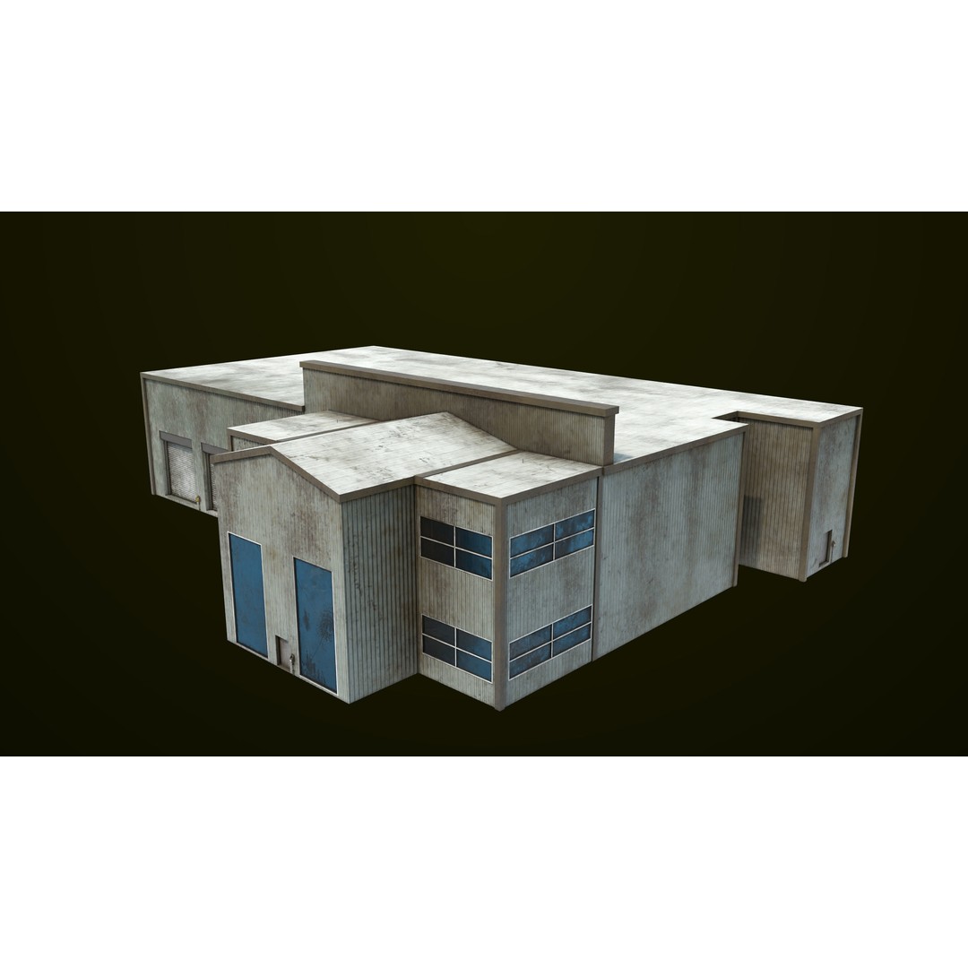 Old Dirty Workshop 3D Model – Low Poly PBR Asset for Unity, UE - View 23