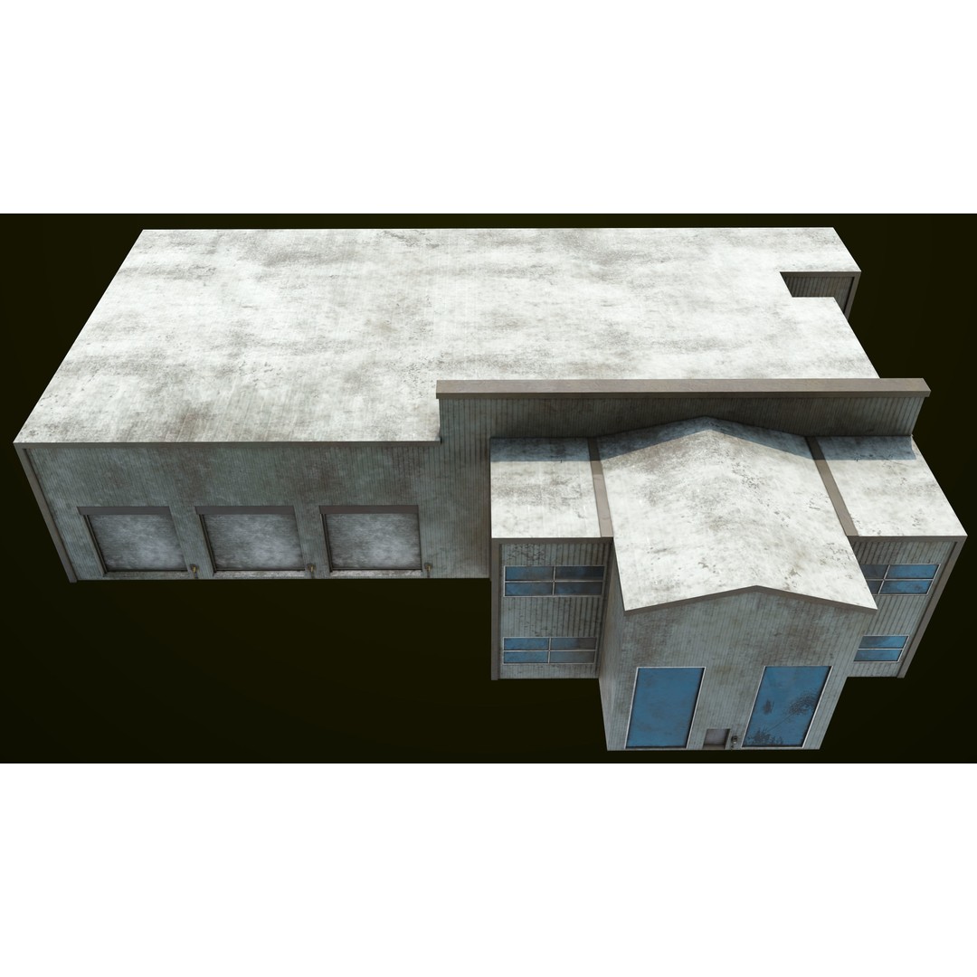 Old Dirty Workshop 3D Model – Low Poly PBR Asset for Unity, UE - View 28