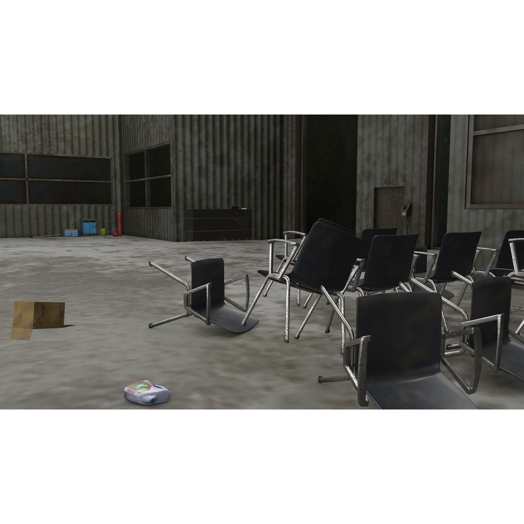 Old Dirty Workshop 3D Model – Low Poly PBR Asset for Unity, UE - View 31