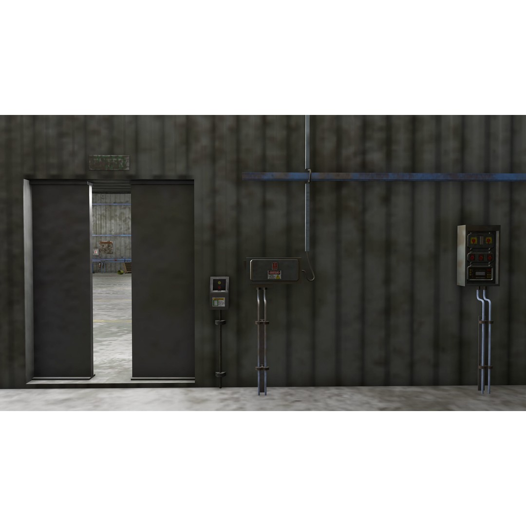 Old Dirty Workshop 3D Model – Low Poly PBR Asset for Unity, UE - View 33