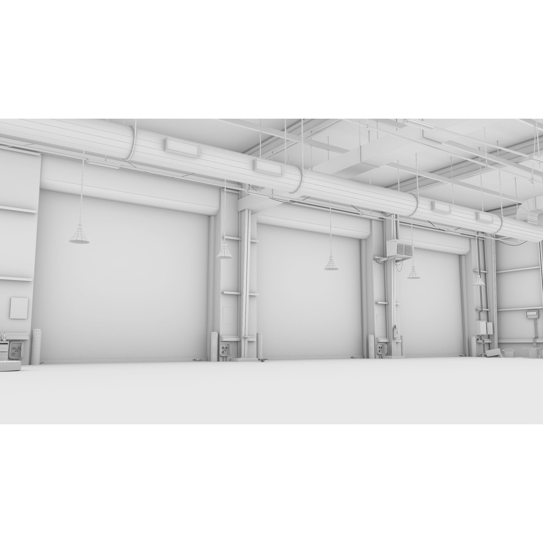 Old Dirty Workshop 3D Model – Low Poly PBR Asset for Unity, UE - View 40