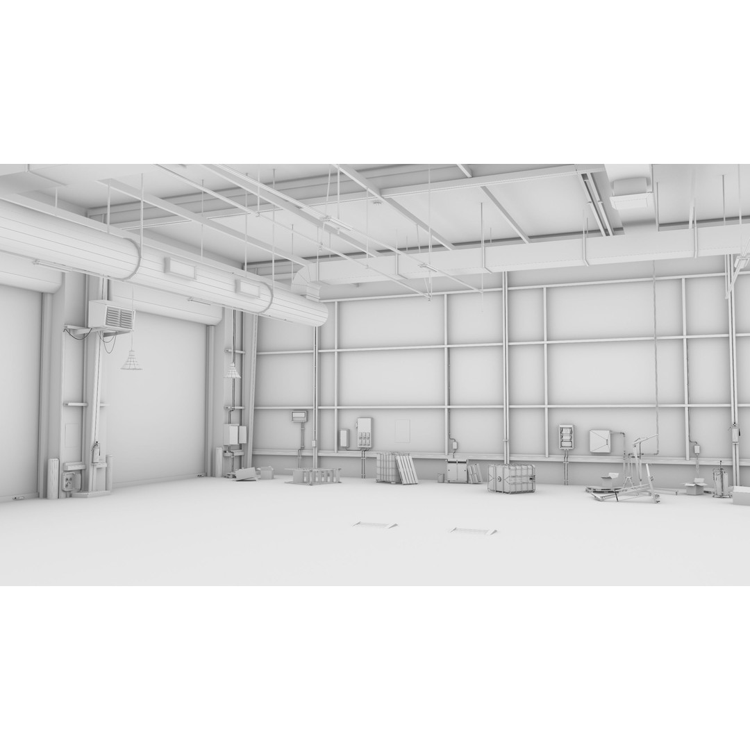 Old Dirty Workshop 3D Model – Low Poly PBR Asset for Unity, UE - View 41