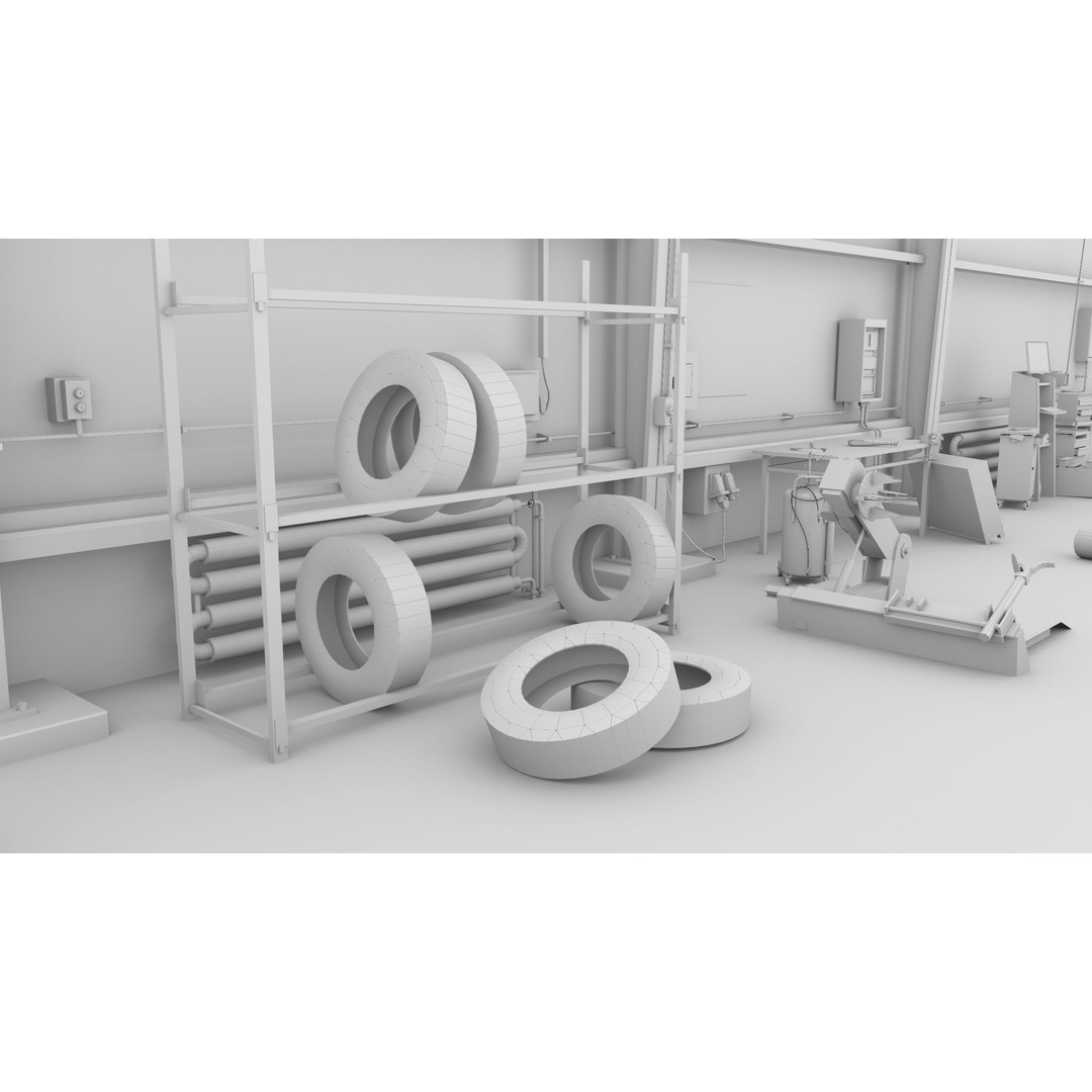 Old Dirty Workshop 3D Model – Low Poly PBR Asset for Unity, UE - View 47