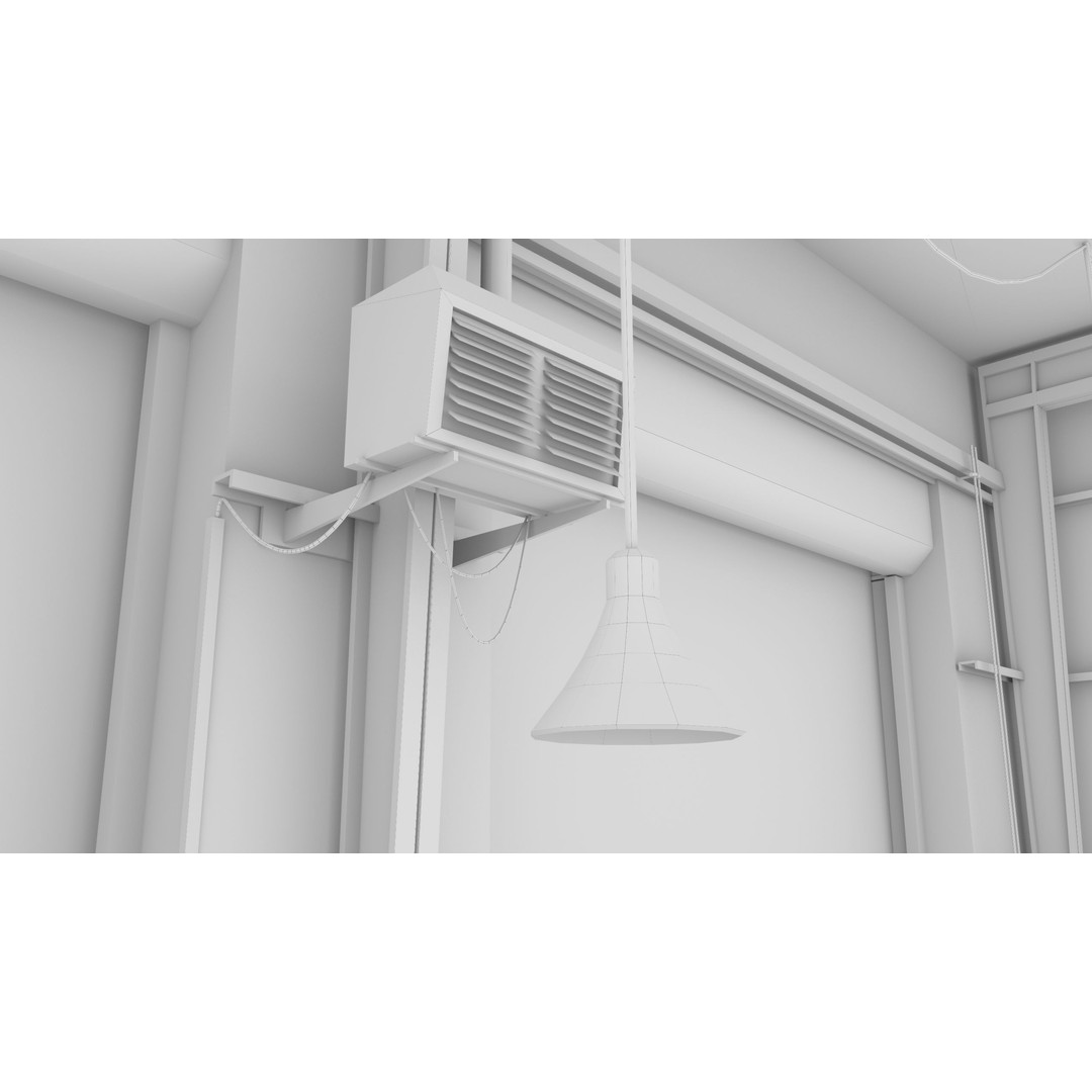 Old Dirty Workshop 3D Model – Low Poly PBR Asset for Unity, UE - View 55