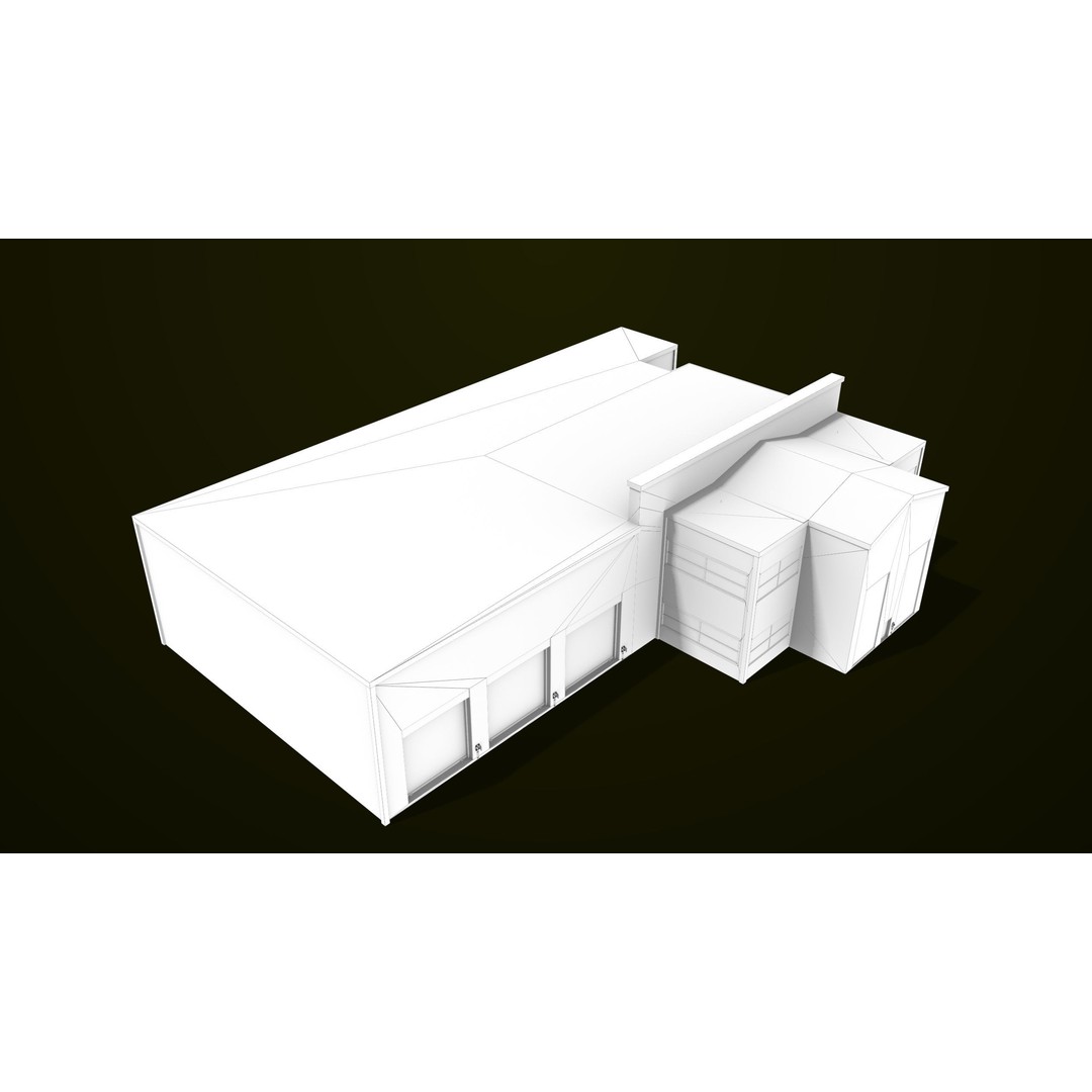 Old Dirty Workshop 3D Model – Low Poly PBR Asset for Unity, UE - View 63