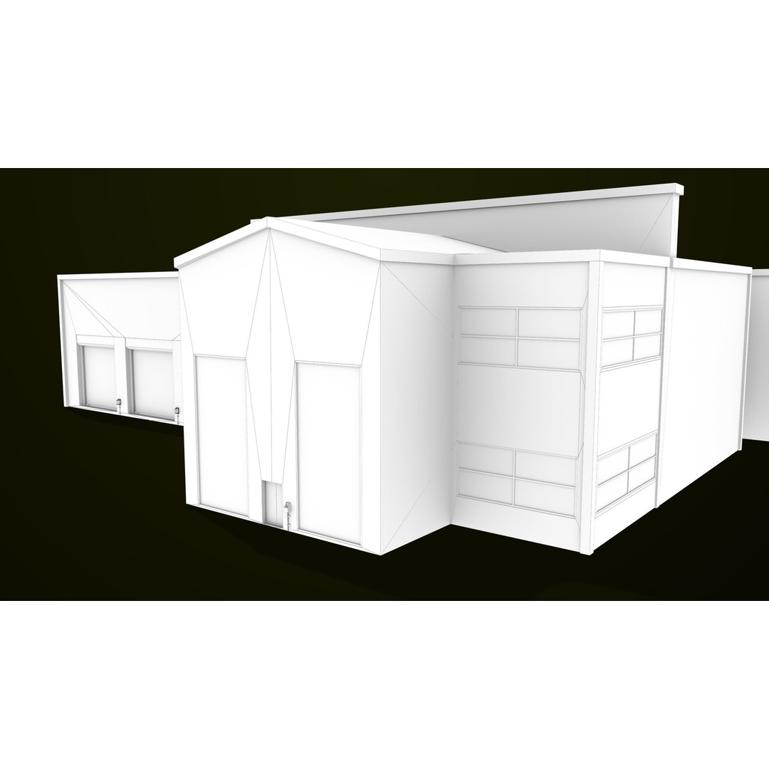 Old Dirty Workshop 3D Model – Low Poly PBR Asset for Unity, UE - View 66