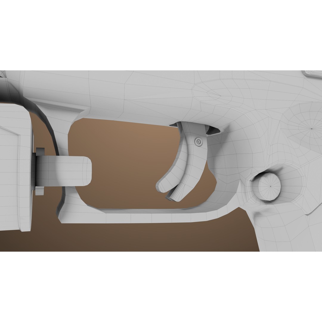 Pistol 06 3D Model – Low Poly Game-Ready PBR Asset for Unity & UE - View 46