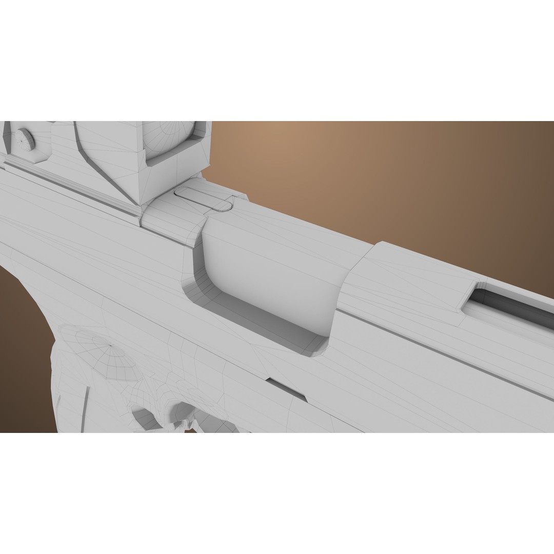 Pistol 06 3D Model – Low Poly Game-Ready PBR Asset for Unity & UE - View 51
