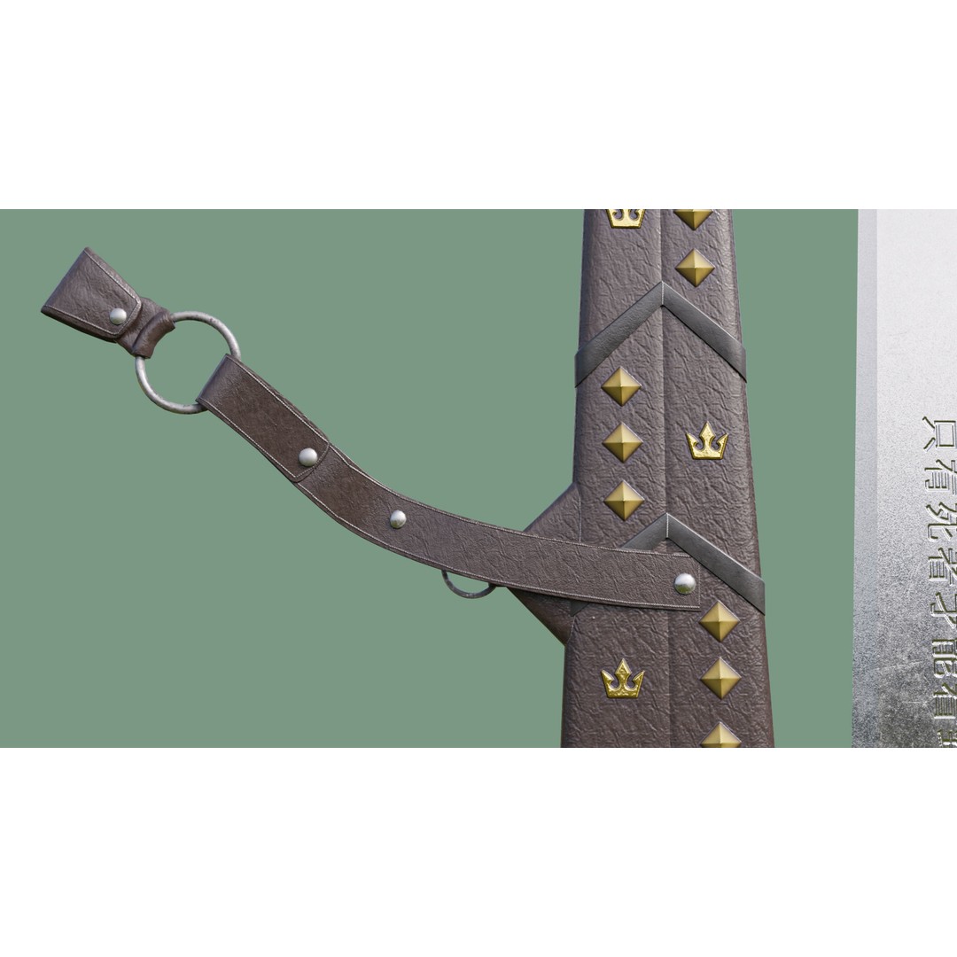 Fantasy Sword 3D Model – Low Poly Game-Ready Asset for Unity & UE - View 23