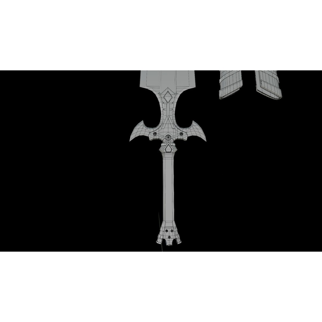 Fantasy Sword 3D Model – Low Poly Game-Ready Asset for Unity & UE - View 31