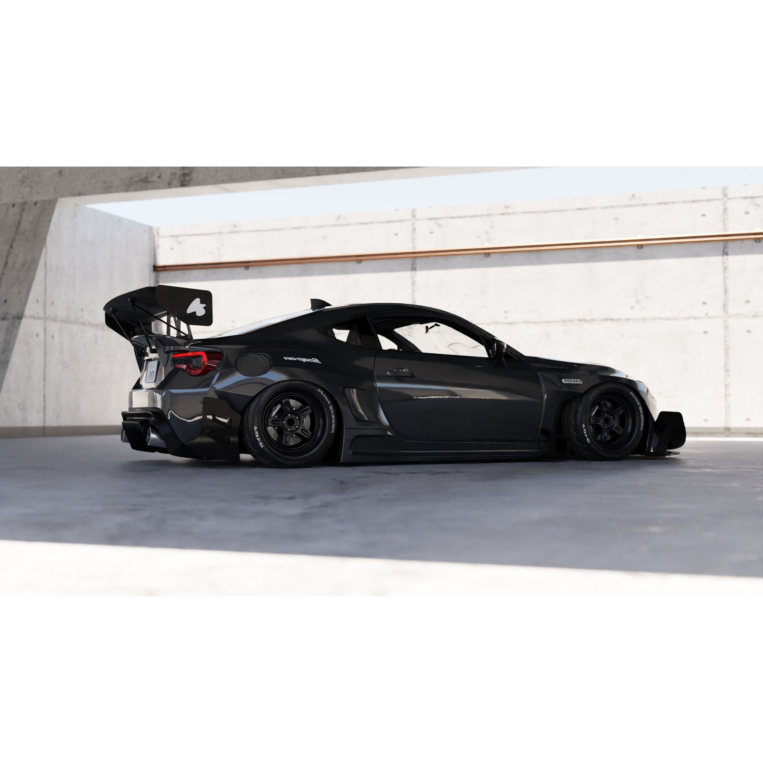 Car Lighting Scene - Game-Ready 3D Model - View 13