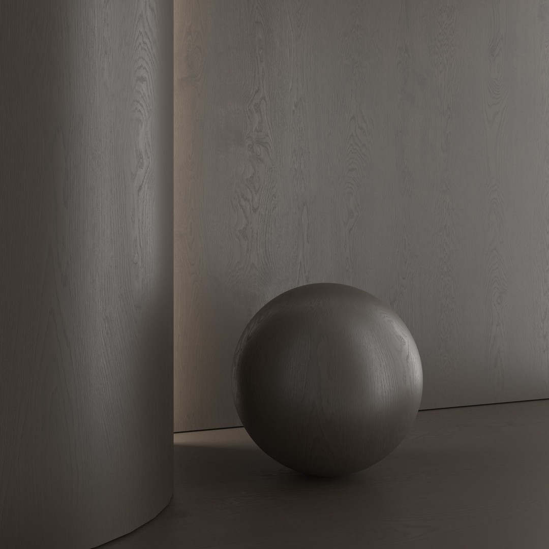 Oak Wood Materials 3D Model – PBR Textures, High-Resolution Formats - View 10
