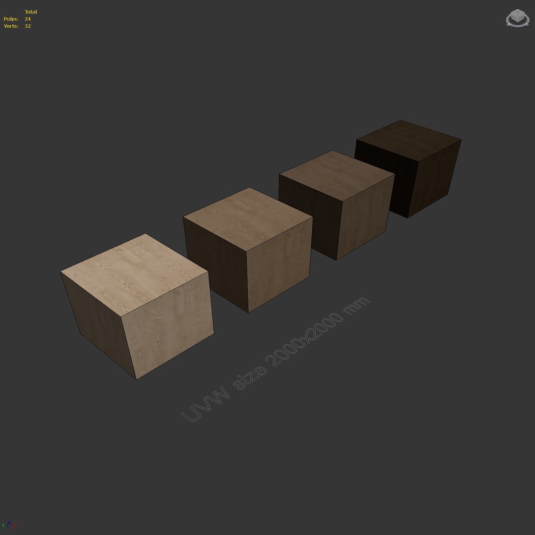 Oak Wood Materials 3D Model – PBR Textures, High-Resolution Formats - View 13