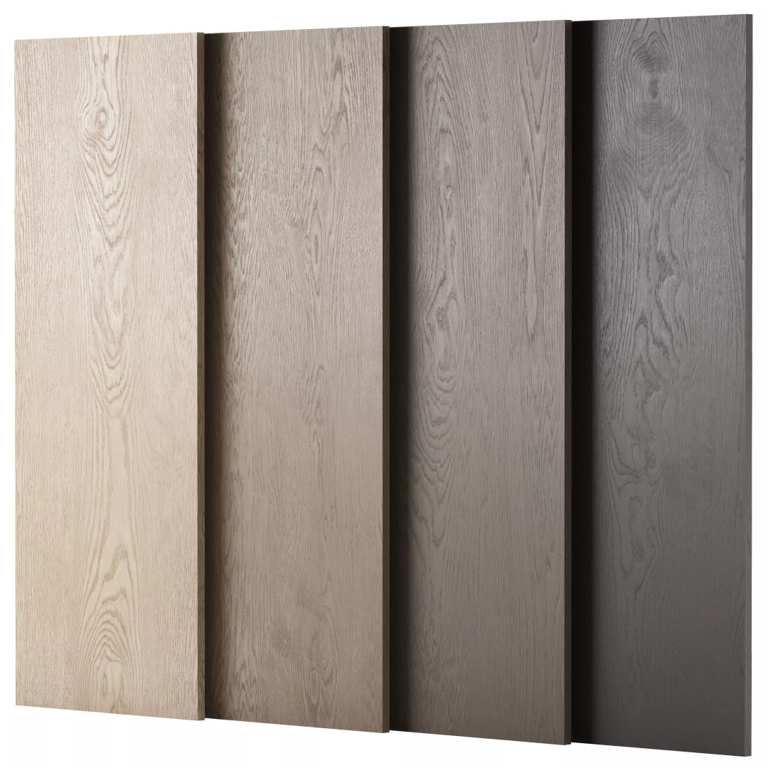 Oak Wood Materials 3D Model – PBR Textures, High-Resolution Formats - View 2
