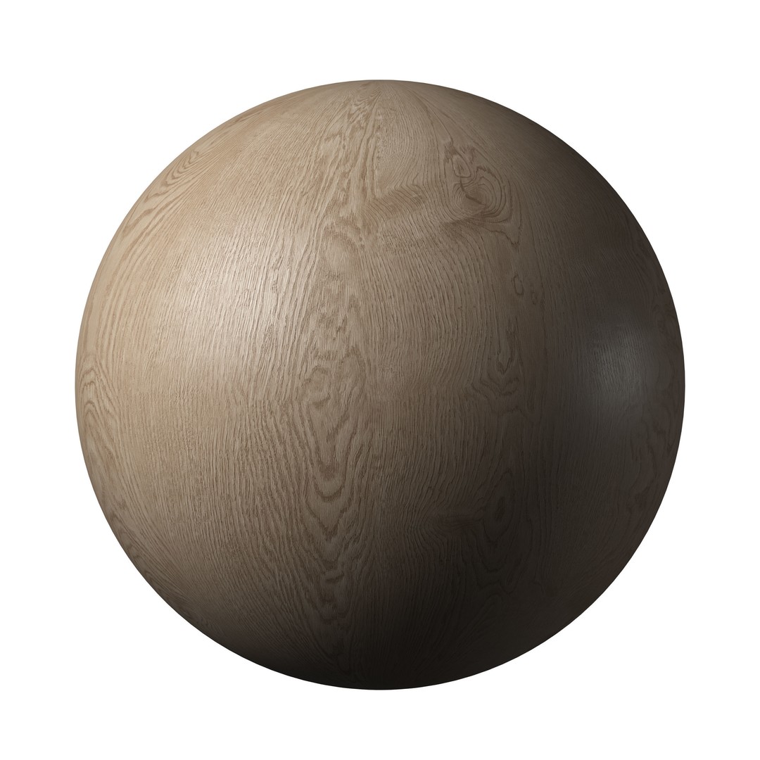 Oak Wood Materials 3D Model – PBR Textures, High-Resolution Formats - View 3