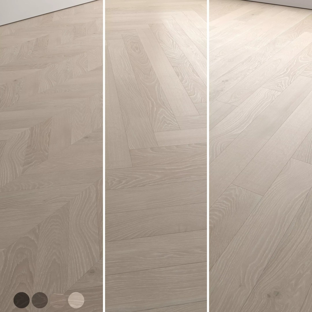 Wood Floor 3D Model – PBR Textures, Multiple Formats, Game Ready - View 2