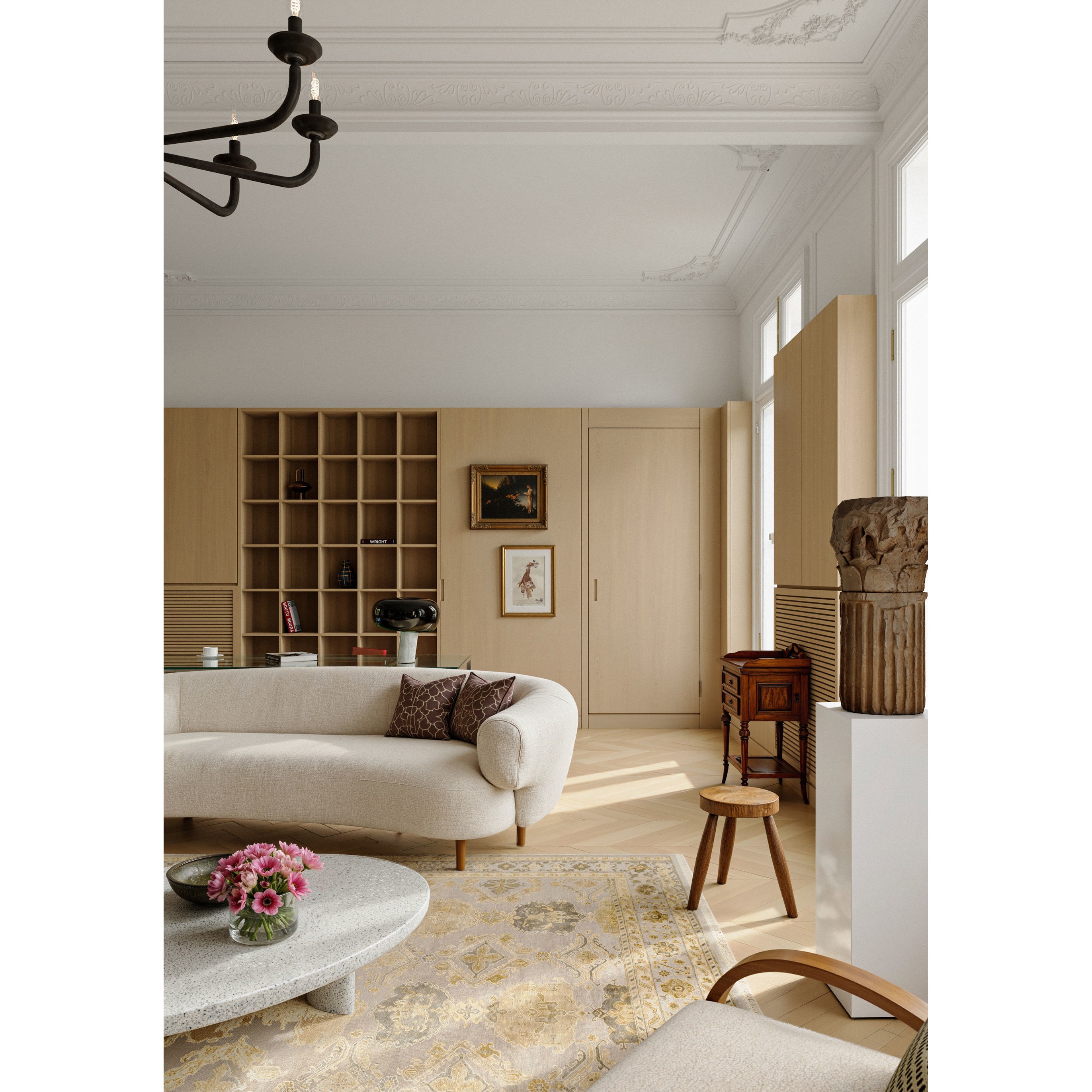 Living Room - Fully Textured 3D Model