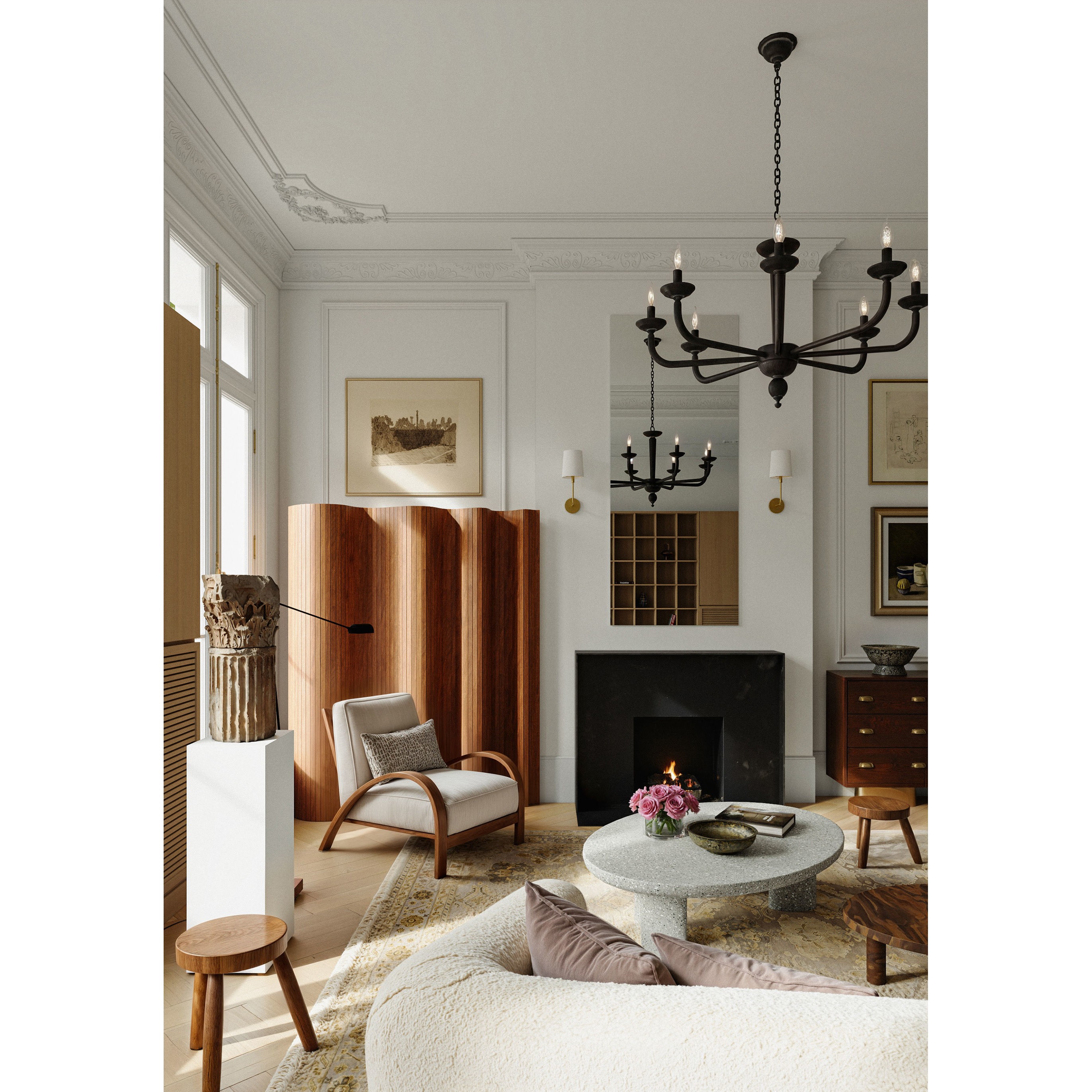 Living Room - Fully Textured 3D Model - View 11