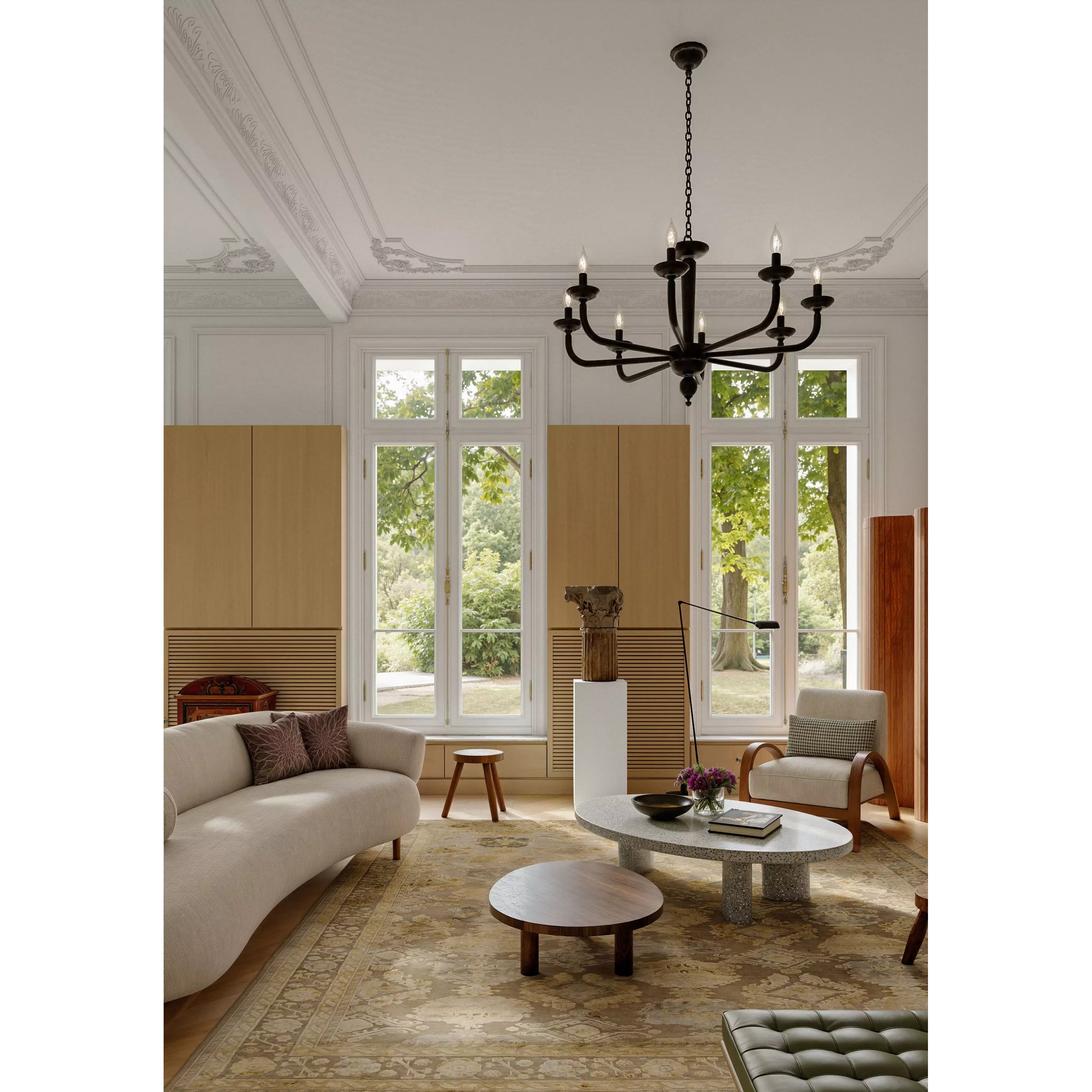 Living Room - Fully Textured 3D Model - View 2