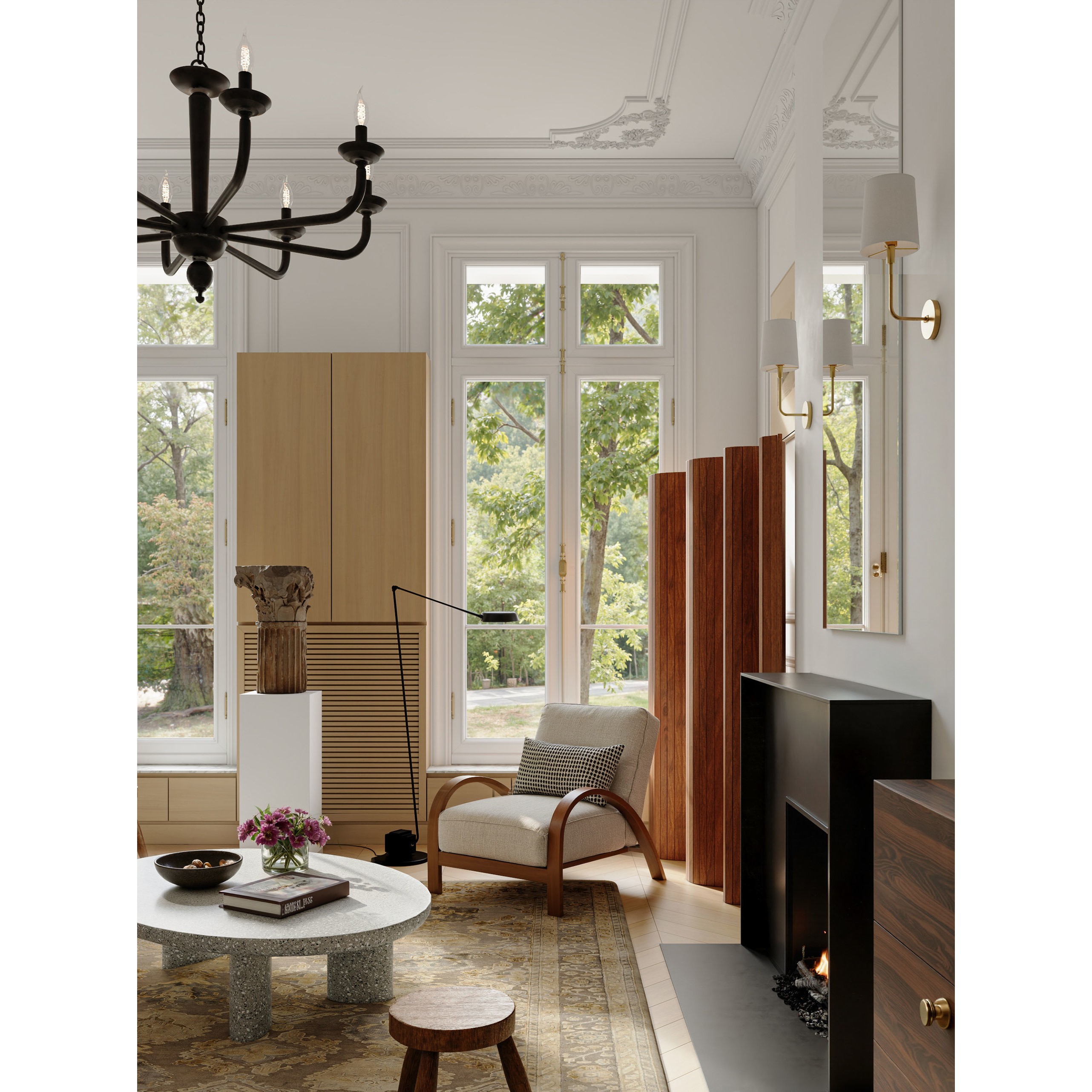 Living Room - Fully Textured 3D Model - View 4