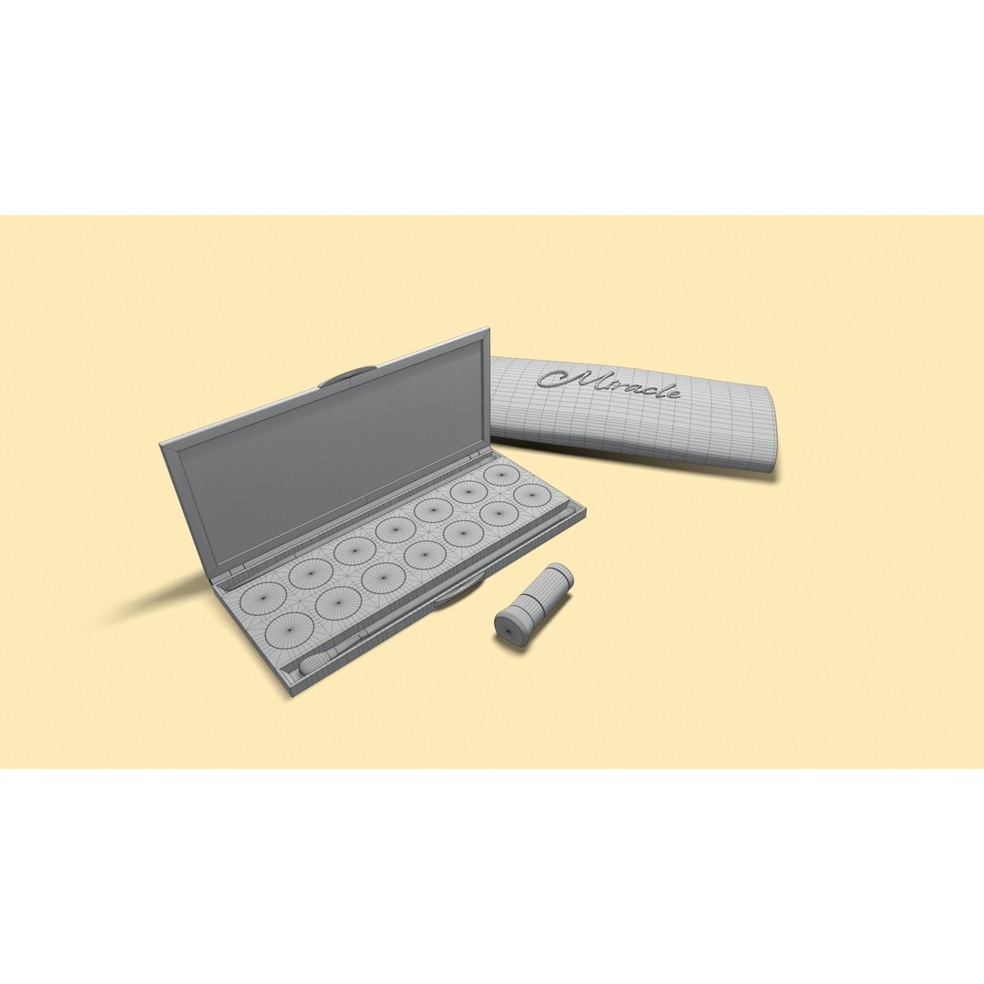 Cosmetic Kit 3D Model – Low Poly Beauty Asset with Bag, FBX - View 13