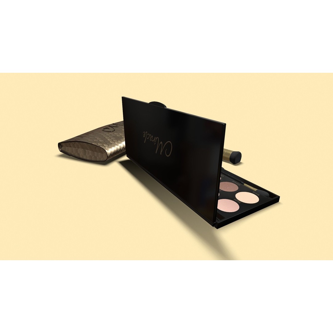 Cosmetic Kit 3D Model – Low Poly Beauty Asset with Bag, FBX - View 6