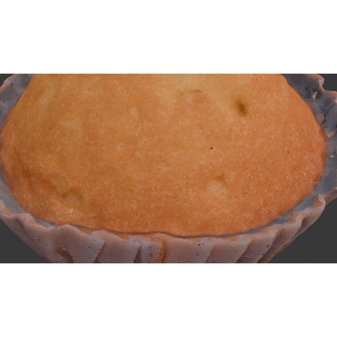 Realistic Muffin 3D Model – Low Poly PBR Asset for Games and VR - View 5
