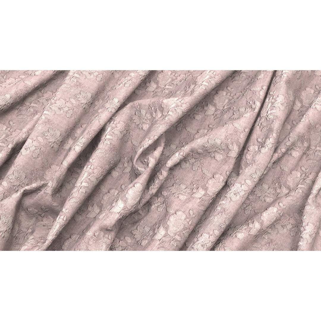 Embroidery Fabric 3D Model – 4K Seamless PBR Textures, PNG - View 13
