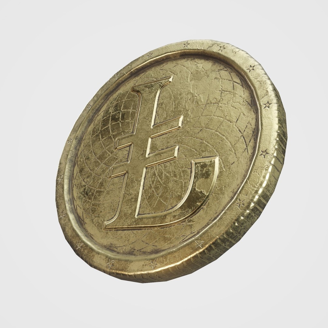 Old Gold Coin 3D Model – Low Poly PBR Asset with 10 Textures - View 15